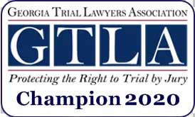 Georgia Trial Lawyers Association | GTLA | Providing The Right To Trial By Jury | Champion 2020