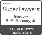 Rated By Super Lawyers | Gregory B. McMenamy, Jr. | Selected in 203 | Thomson Reuters