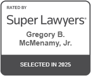 Rated By Super Lawyers Gregory B. McMenamy, Jr. Selected In 2025