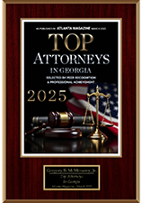 As Published In ATLANTA MAGAZINE March 2025 | TOP ATTORNEYS IN GEORGIA | Selected By Peer Recognition & Professional Achivement 2025 | Gregory B. McMenamy, Jr. Top Attorneys In Georgia Atlanta Magazine - March 2025